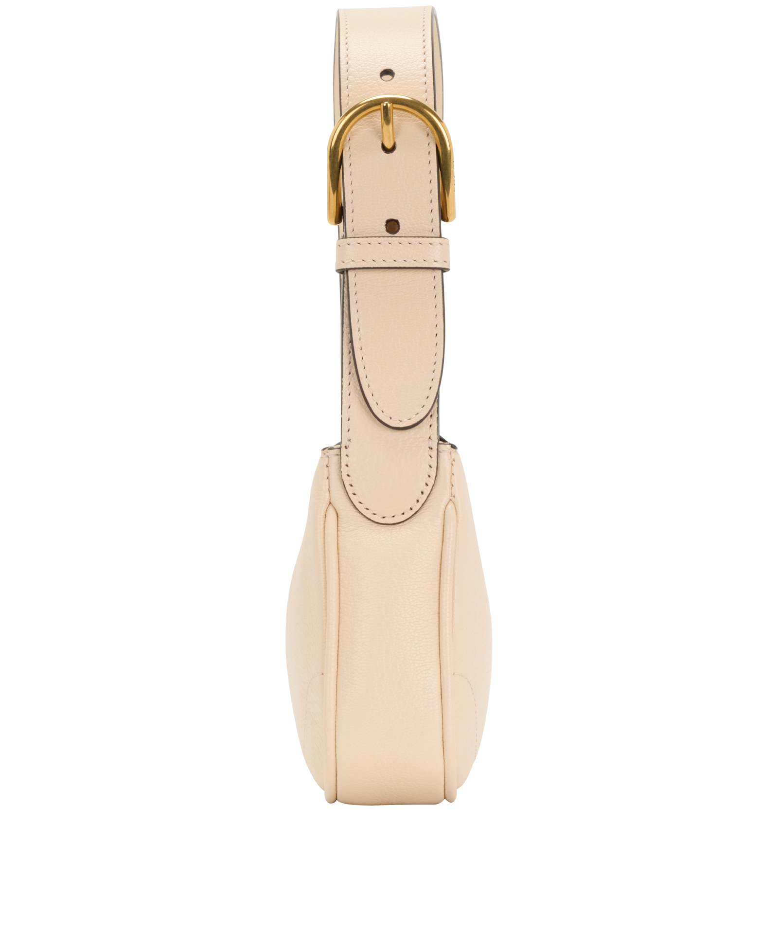 Small Aphrodite Shoulder Bag, &pound;595, Handbags, Cream, Leather, Side view